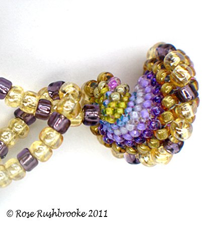 Clasp of beaded bead necklace