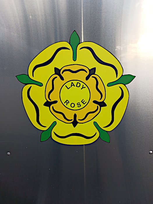 Lady Rose logo. Image copyright &copy; Rose C Rushbrooke.