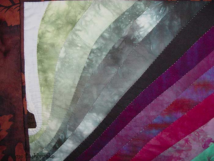 Winter from Four Seasons of Oatlands - fractal quilt by Rose Rushbrooke. Image copyright &copy; Rose Rushbrooke.