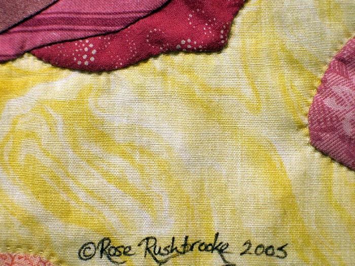 Detail 1 from Les Folies Bergere - fractal quilt by Rose Rushbrooke. Image copyright &copy; Rose Rushbrooke.