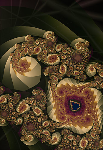 Original fractal design of Pebble Plants by Rose Rushbrooke 